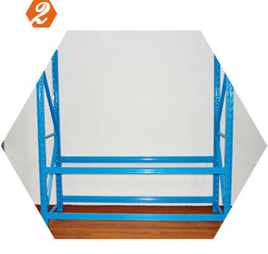 輕型角鋼貨架安裝步驟圖2