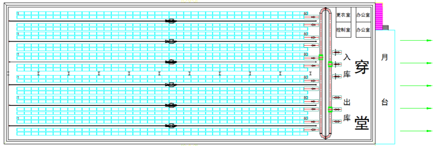 橫梁式智能倉儲貨架