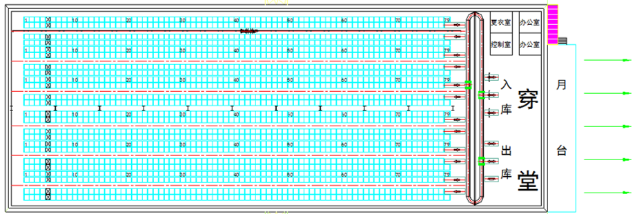 牛腿式智能倉儲貨架